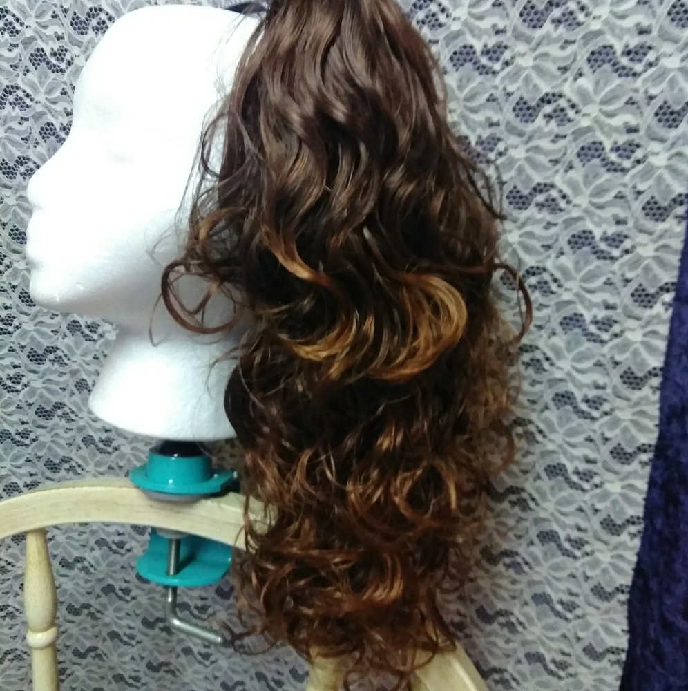 Very High quality synthetic clip wig